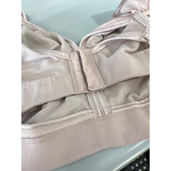 Breezies Signature Shine Unlined Wirefree Support Bra Womens 44DD Intima Mink NE - Picture 5 of 9